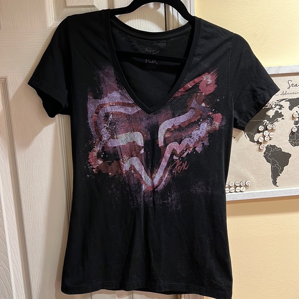 Women’s size small Fox racing shirt-worn once!